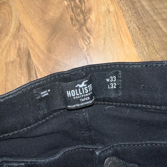 Hollister men’s taper black jeans advanced stretch 33x32 - Picture 4 of 4